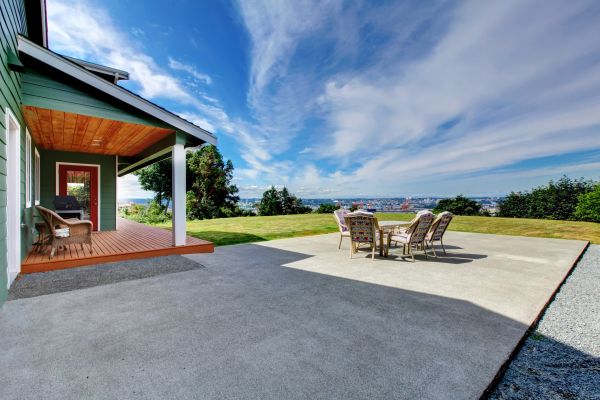 Backyard Concrete Paving in Dublin