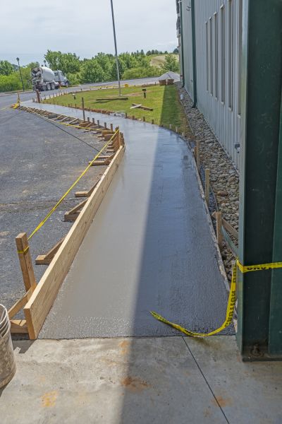 Concrete Sidewalk Paving in Dublin