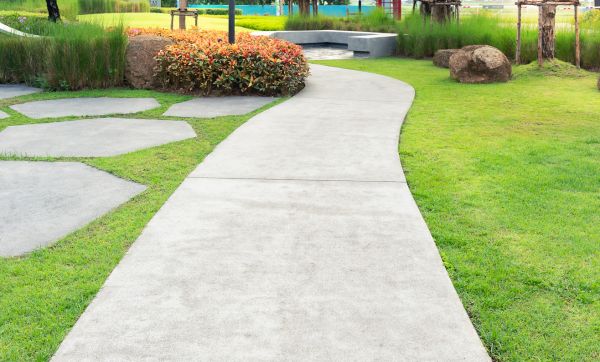 Concrete Sidewalk Installation in Dublin
